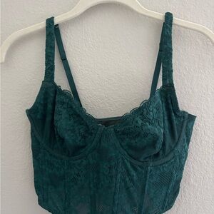 Lace Teal Bralette
